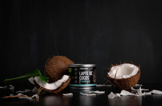 Lapte de cocos fara gluten, bio 200ml Niavis
