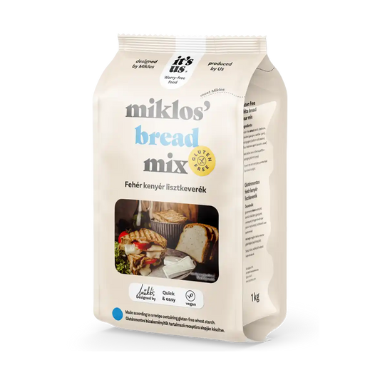 Mix faina pentru paine alba fara gluten It's Us Miklos 1kg