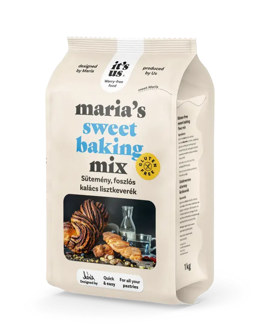 Mix pentru prajituri si cozonac fara gluten 500g It's Us Maria's