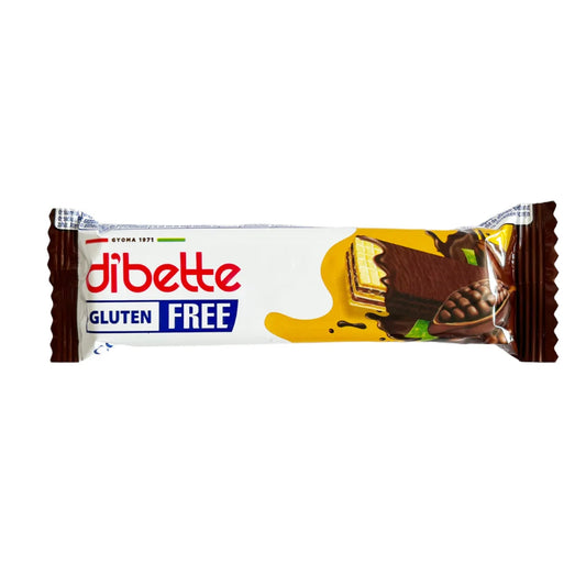 Napolitane fara gluten cu cacao 26gr Dibette