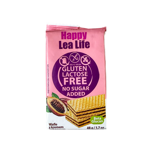 Napolitane fara gluten cu cacao Mini 48gr Lea Life