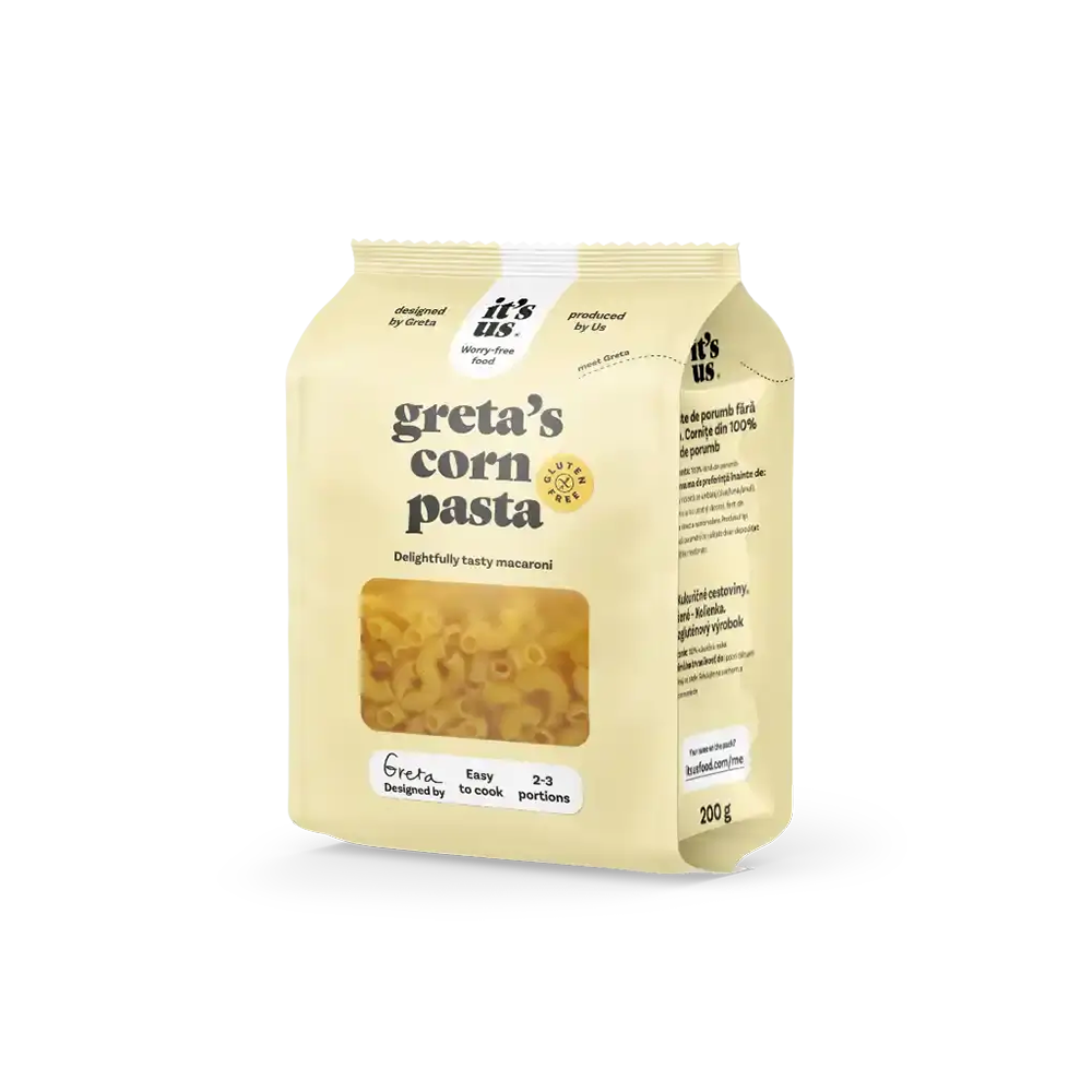 Paste fara gluten melci din porumb Greta 200gr It's Us