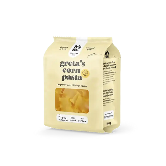 Paste fara gluten patrate din porumb Greta 200gr It's Us