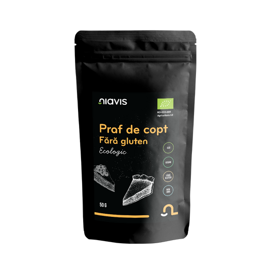 Praf de copt fara gluten, bio 50gr Niavis