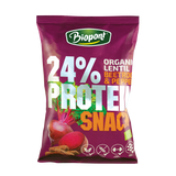 Pufuleti proteici fara gluten din linte cu aroma de Sfecla Rosie si Piper  50gr Biopont