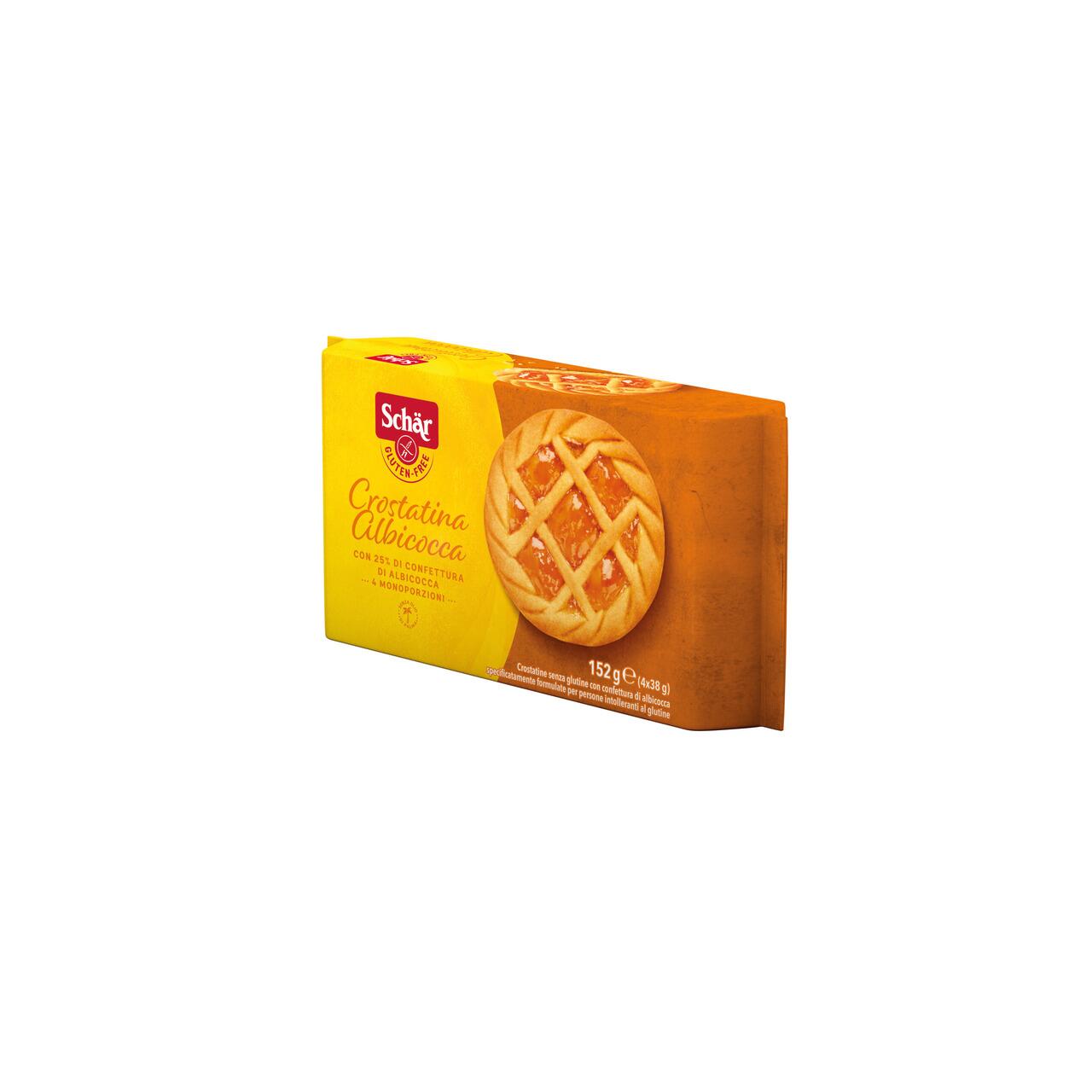 Tarta fara gluten cu caise Crostatina Albicocca - 152gr Schar