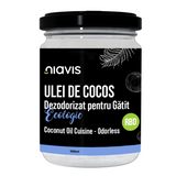 Ulei de cocos dezodorizat pentru gatit, fara gluten, bio 500ml Niavis