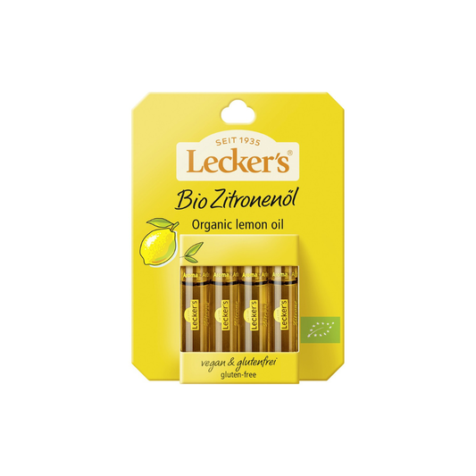 Ulei de lamaie fara gluten, bio 4x2ml Lecker's