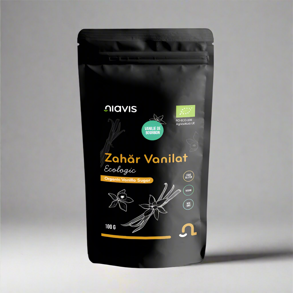 Zahar vanilat fara gluten, bio 100gr Niavis