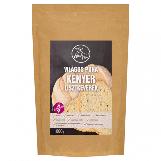 Amestec de faina pentru paine alba pufoasa fara gluten 1kg Szafi Free