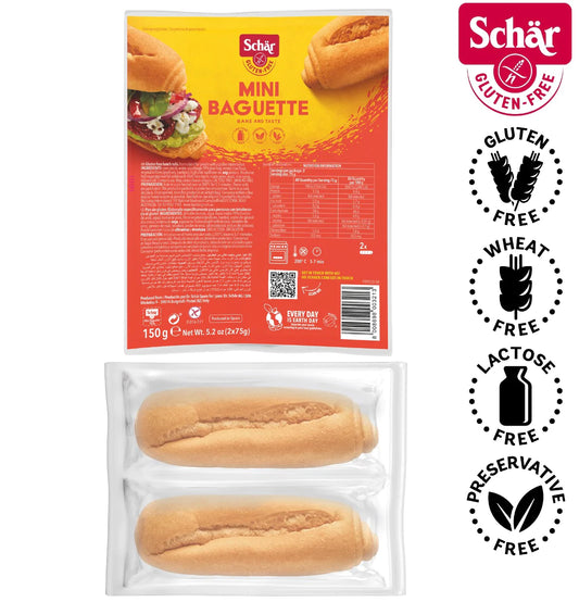 Mini baghete fara gluten Mini Baguette Duo 2x 150gr Schar