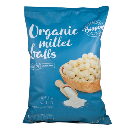 Bilute de mei bio fara gluten usor sarati 100gr Biopont