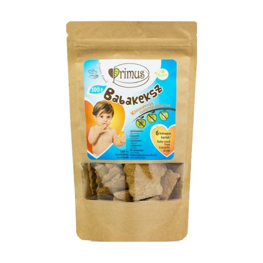 Biscuiti pentru bebelusi fara gluten 100gr Primus