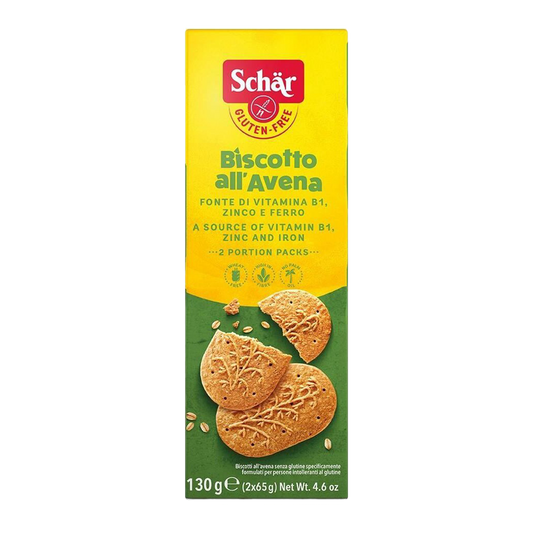 Biscuiti fara gluten cu ovaz Biscotti Avena 130gr Schar