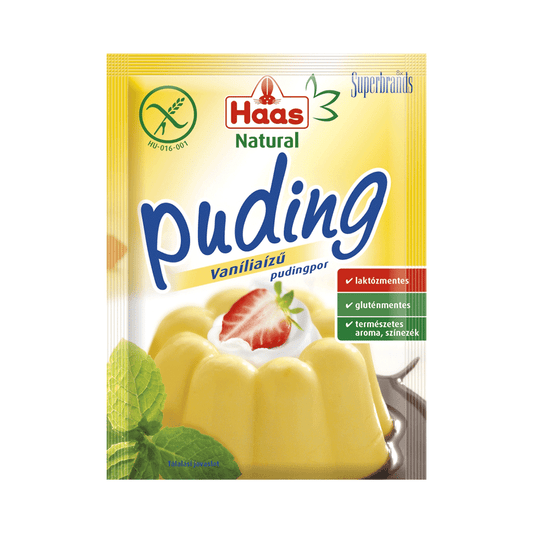 Budinca fara gluten cu vanilie 40g Haas