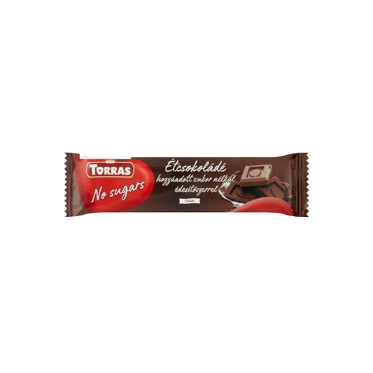 Ciocolata neagra fara gluten 30gr Torras