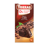 Ciocolata neagra fara gluten cu cafea 75gr Torras