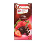 Ciocolata neagra fara gluten cu capsuni 75gr Torras