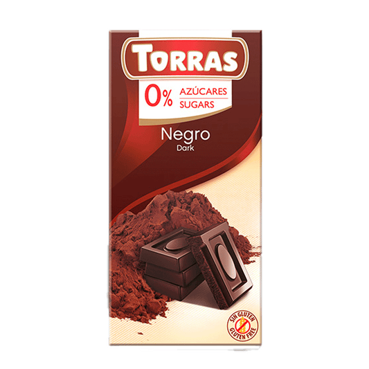 Ciocolata neagra clasica fara gluten 75gr Torras