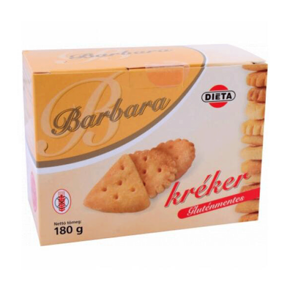 Crackers fara gluten cu sare 150gr Barbara
