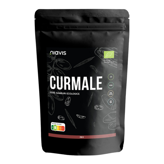 Curmale fara samburi fara gluten, bio 250g Niavis