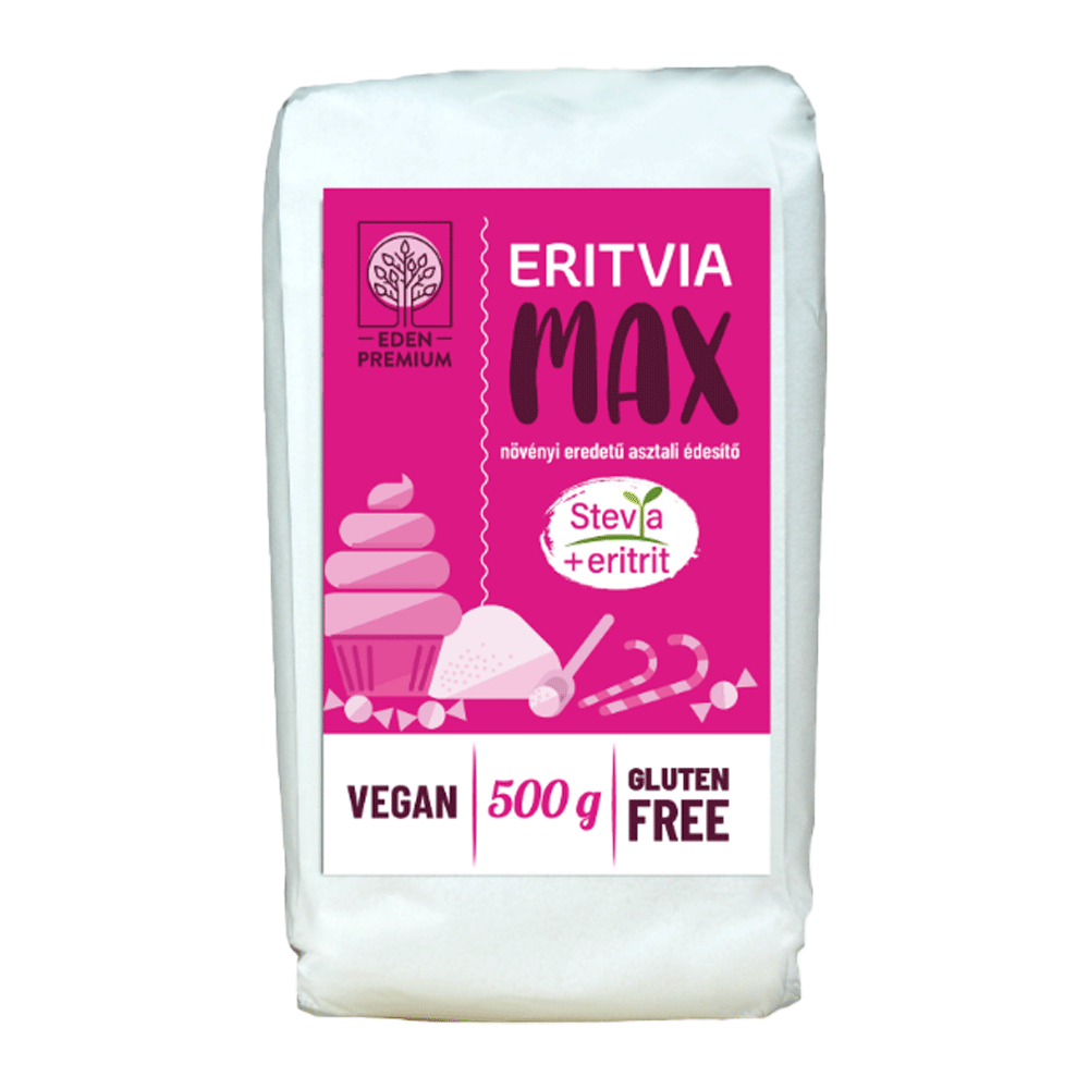 Eritvia indulcitor fara gluten (eritritol&stevia) 500gr Eden Premium