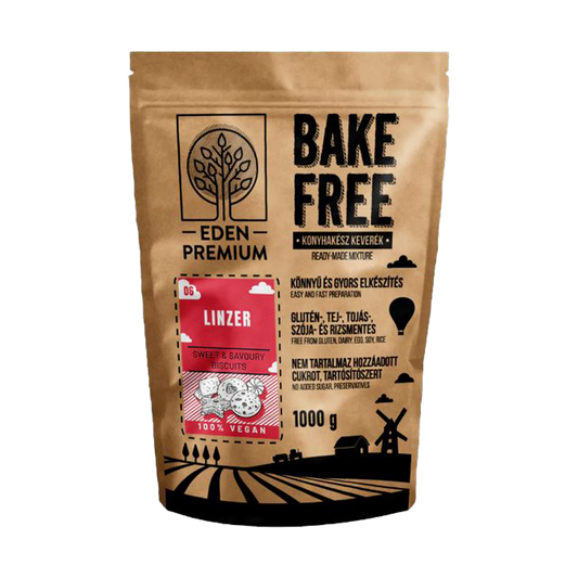 Mix faina fara gluten pentru linzer 1kg Bake Free Eden Premium