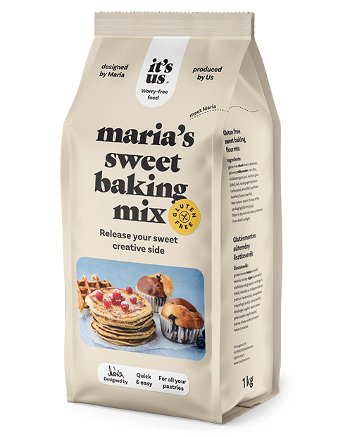 Mix fara gluten pentru prajituri si cozonac Maria 1kg It's Us