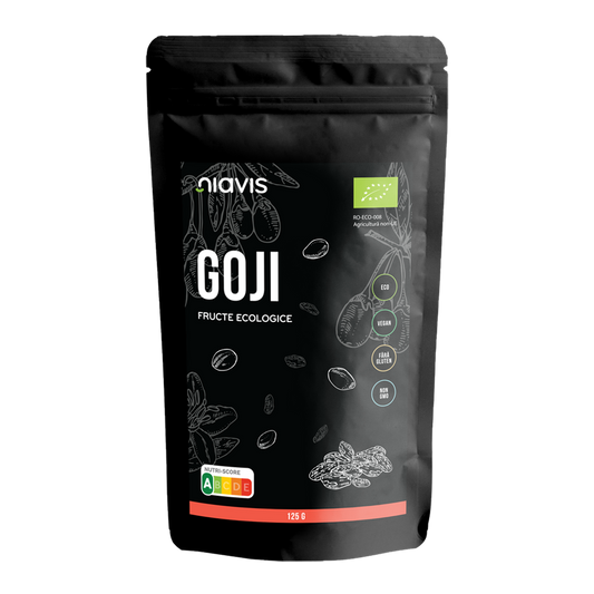 Fructe de goji fara gluten, bio 125g Niavis