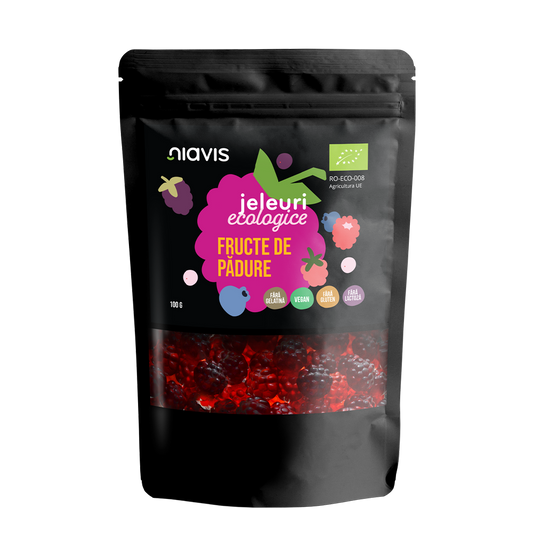 Jeleuri bio fara gluten Fructe de Padure 100gr Niavis
