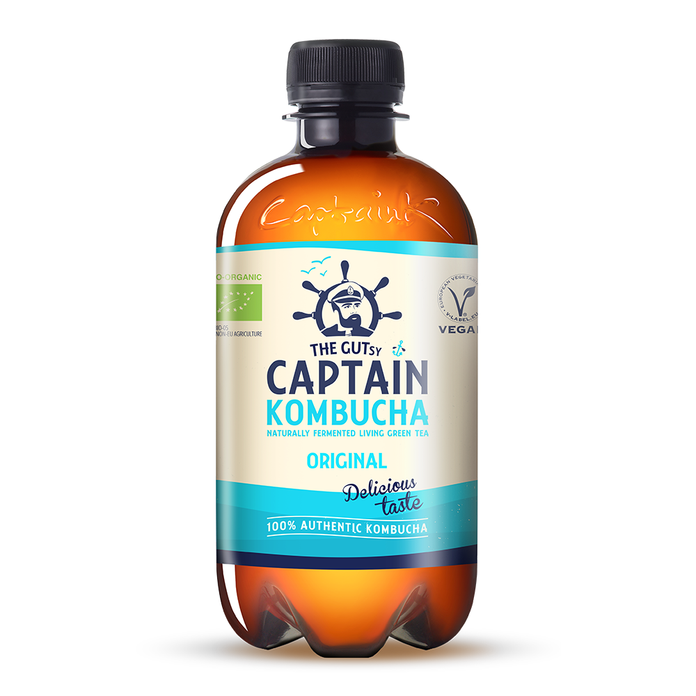 Kombucha fara gluten natur 400ml Captain Kombucha