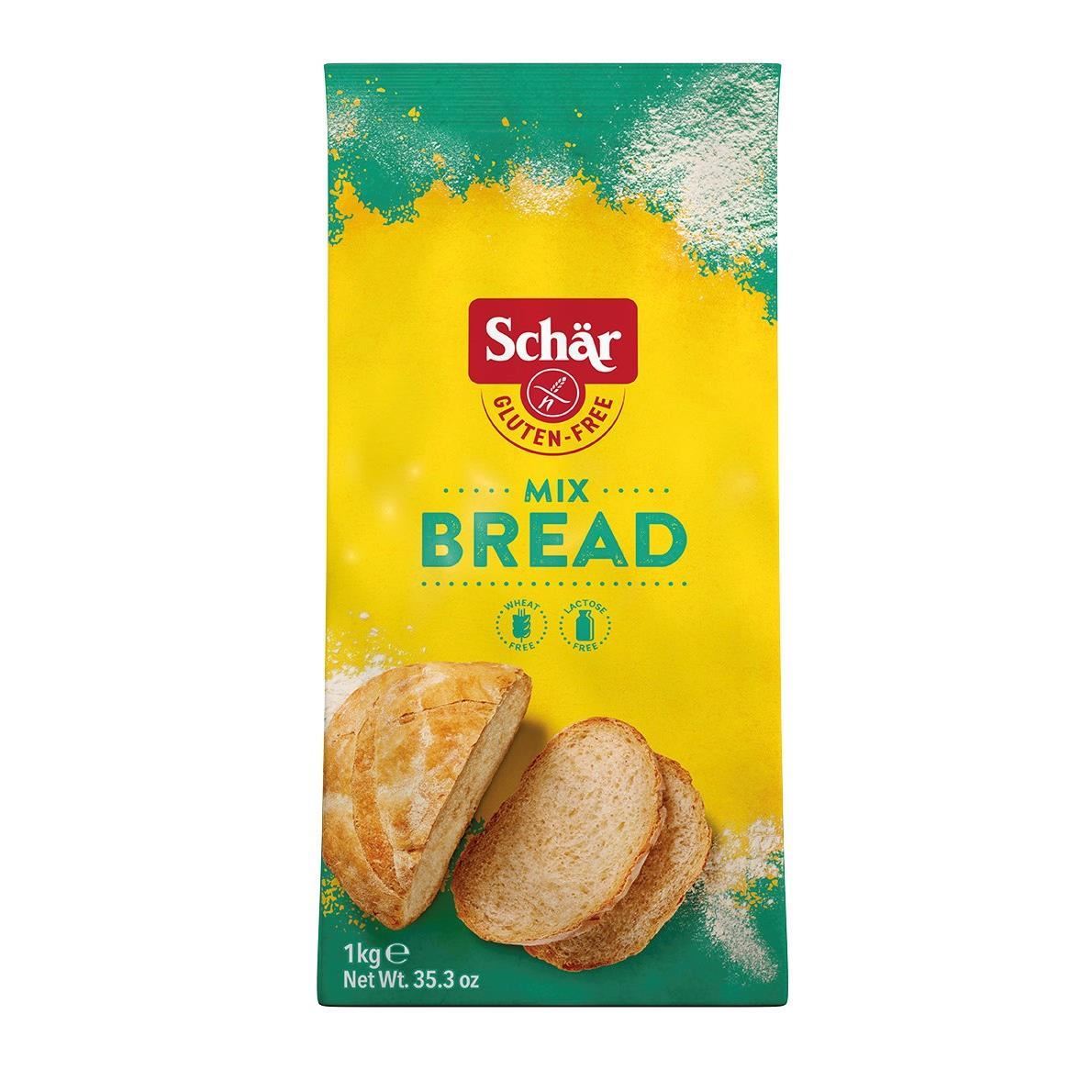 Mix faina fara gluten Mix Bread (Mix B) pentru paine 1kg Schar