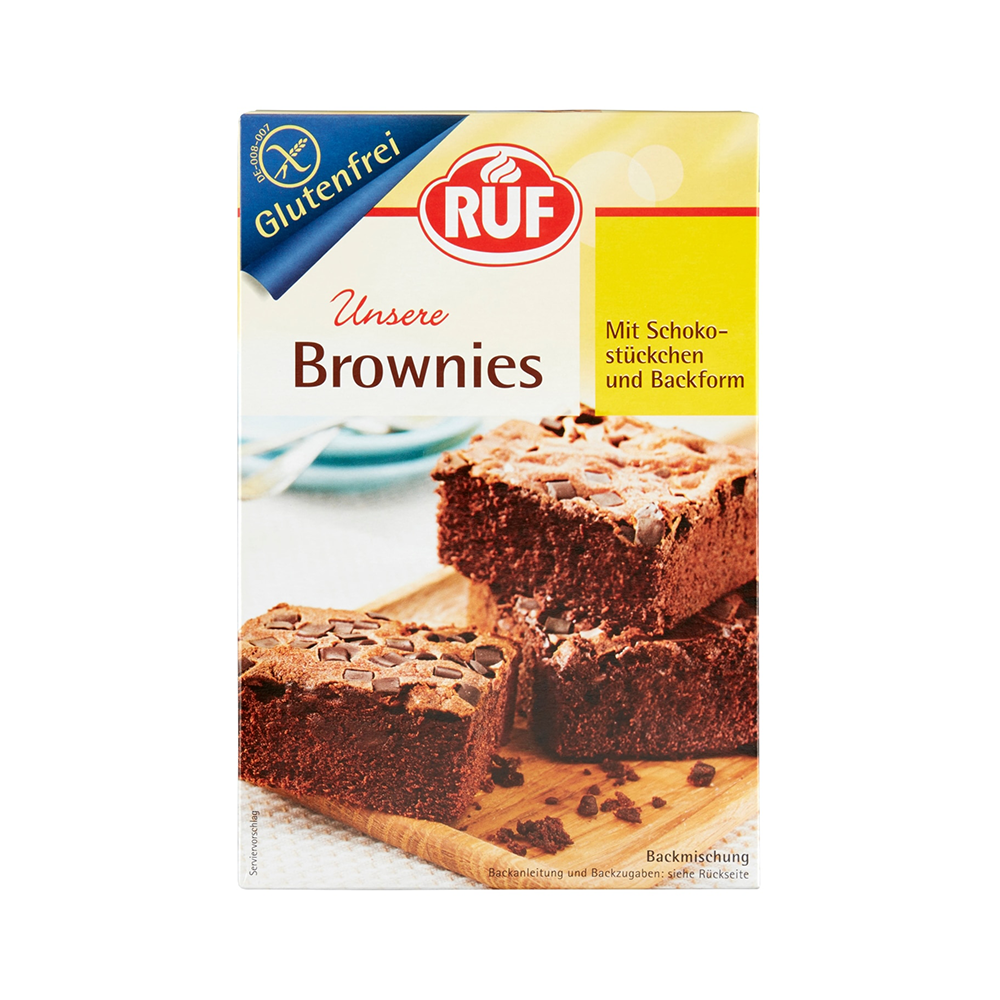Mix faina fara gluten pentru brownie 420gr Ruf