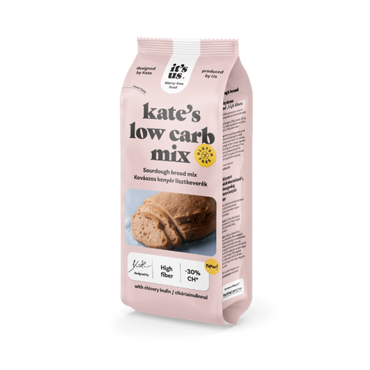 Mix faina fara gluten low carb pentru paine Kate's 500gr It's Us