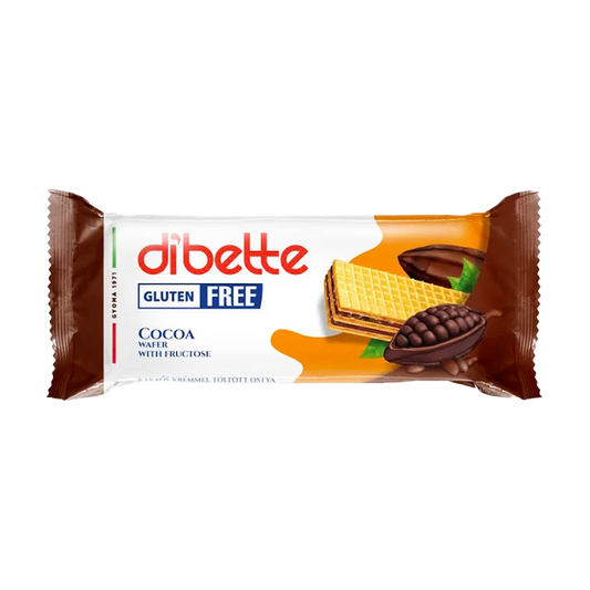 Napolitane fara gluten cu cacao 50gr Dibette