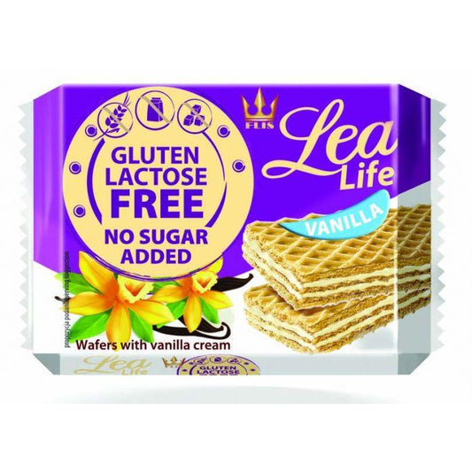Napolitane fara gluten cu vanilie 95gr Lea Life