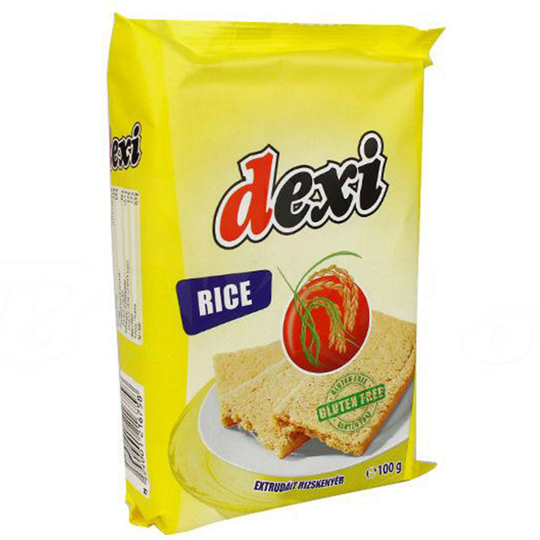 Paine extrudata fara gluten din orez 100g Dexi