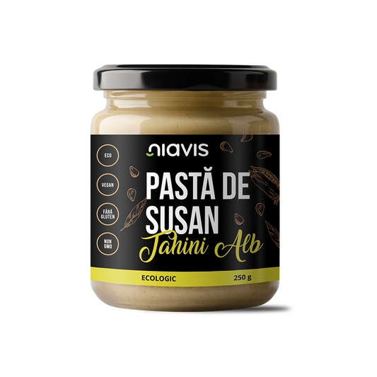 Pasta de susan (Tahini Alb) fara gluten, bio 250g Niavis
