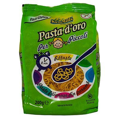 Paste fara gluten din porumb ratuste Per Picoli 200gr Sam Mills