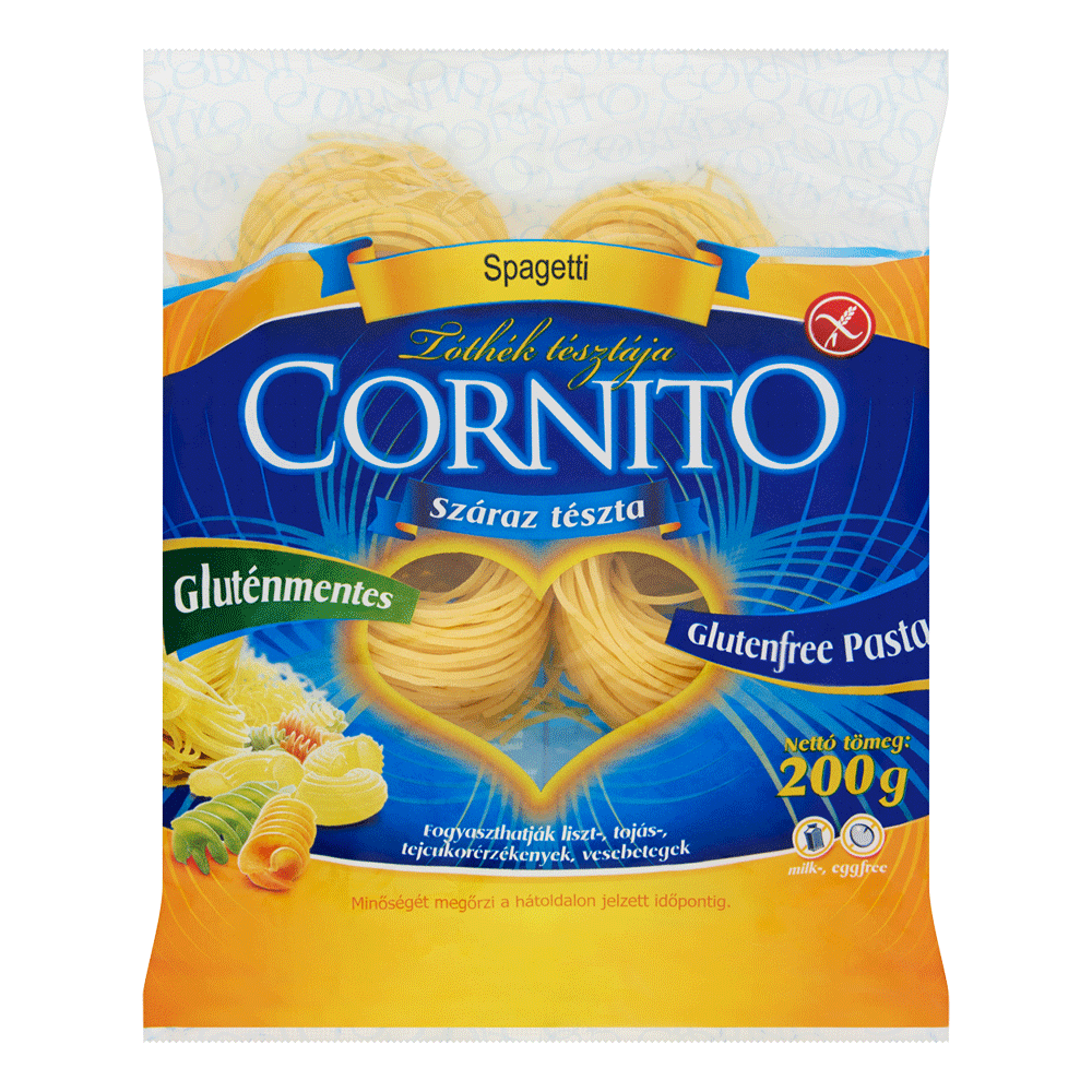 Paste fara gluten spaghete 200gr Cornito