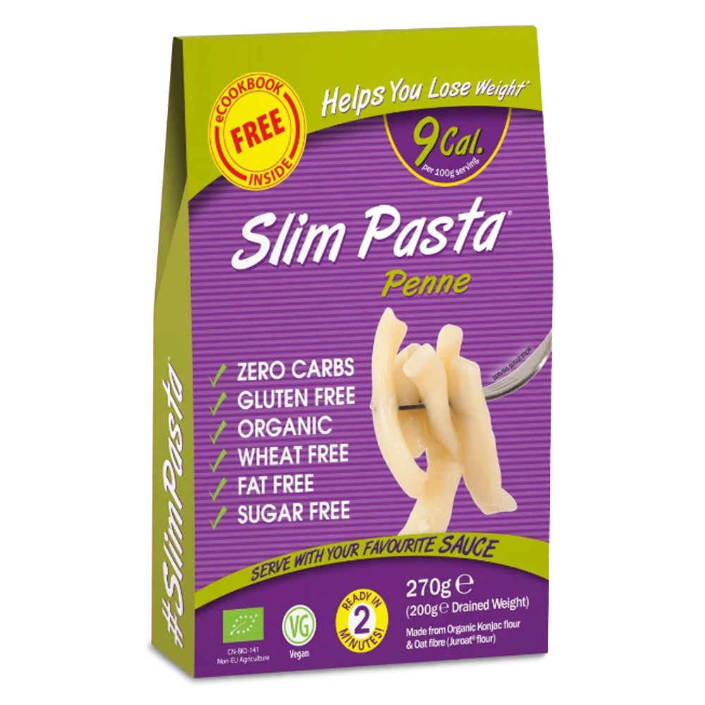 Paste konjac bio fara gluten penne 270gr Slim Pasta