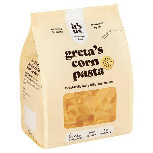 Paste fara gluten patrate din porumb Greta 200gr It's Us