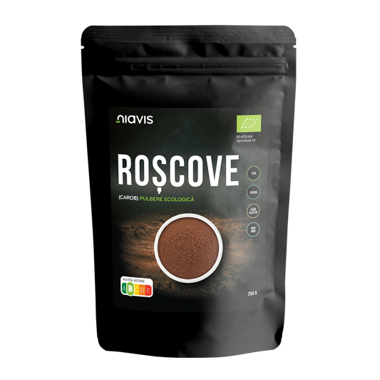 Roscove (Carob) fara gluten, bio 250g Niavis