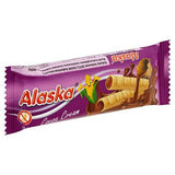 Rulouri din porum umpluti cu crema de cacao fara gluten 18gr Alaska