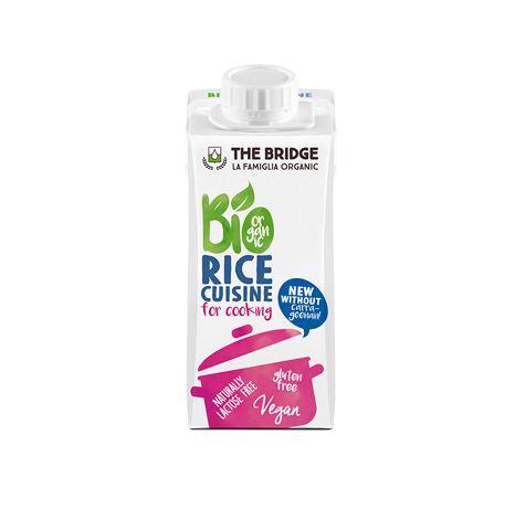 Smantana bio din orez fara gluten 200ml The Bridge