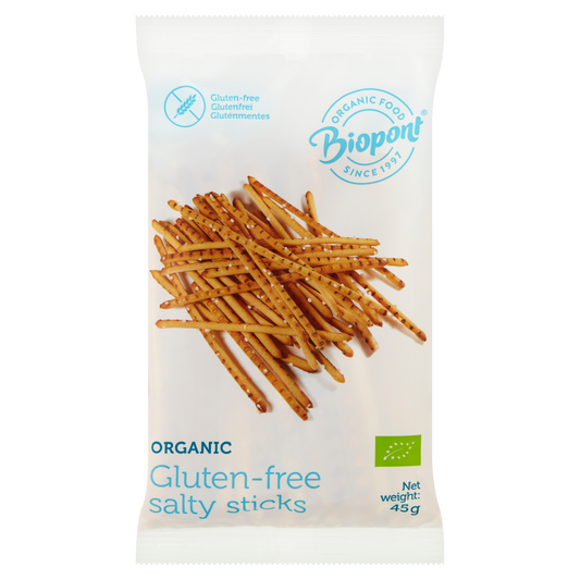 Sticks bio fara gluten bio cu sare 45gr Biopont