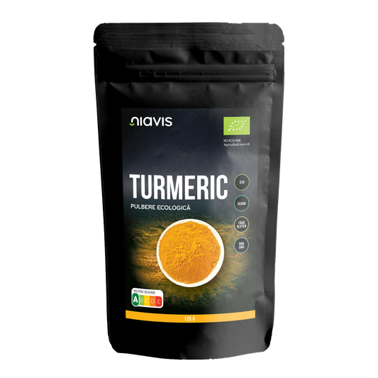 Turmeric pulbere fara gluten, bio 125g Niavis