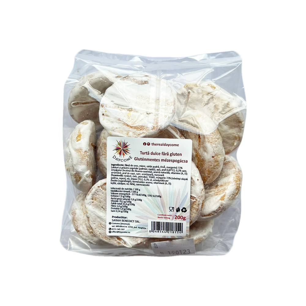 Turta dulce fara gluten 200gr Daycome